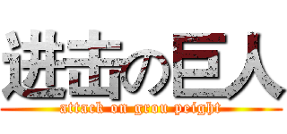 进击の巨人 (attack on grou peight)