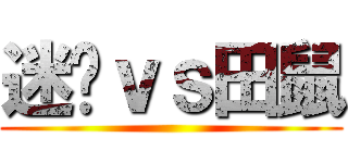 迷你ｖｓ田鼠 ()