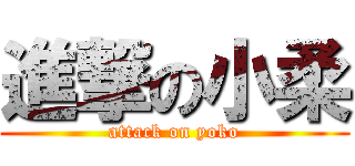 進撃の小柔 (attack on yoko)
