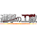 進撃の工數 (attack on mathematics)