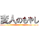 変人のもやし (だめだこいつ・・・早く何とかしないと・・・)