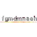 ｆｇｍｄｍｎａｅｈ (attack on titan)