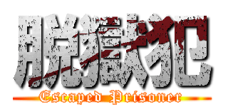 脱獄犯 (Escaped Prisoner)