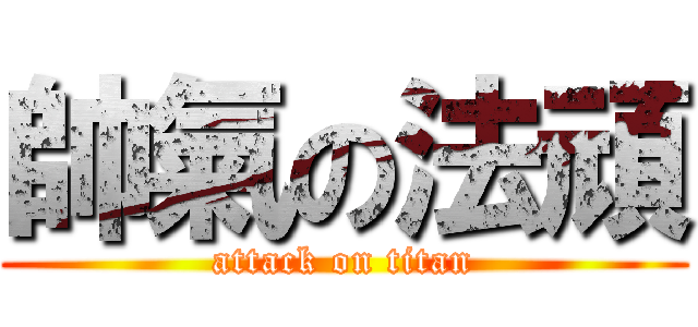 帥氣の法頑 (attack on titan)