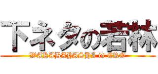 下ネタの若林 (WAKABAYASHI is ERO)