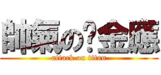 帥氣の黃金應 (attack on titan)