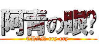 阿青の眼淚 (CHIN cry cry )