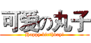可爱の丸子 (Happy birthday!)