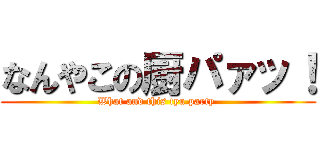 なんやこの厨パァッ！ (What and this tyu party )
