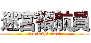 迷宮領航員 (cross the maze)