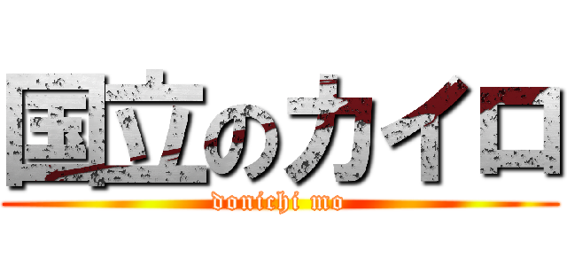 国立のカイロ (donichi mo)