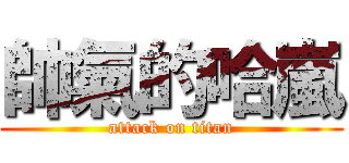 帥氣的哈嵐 (attack on titan)