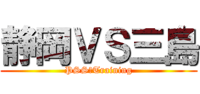 静岡ＶＳ三島 (PSS　Training)