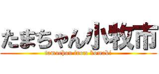 たまちゃん小牧市 (tamachan from komaki)