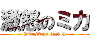激怒のミカ (Stress explosion)