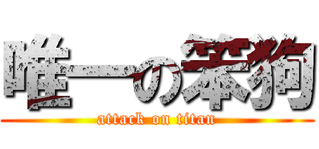 唯一の笨狗 (attack on titan)
