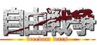 自由戦争 (freedom wars)