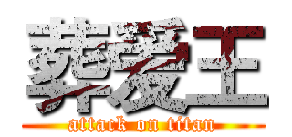 葬爱王 (attack on titan)