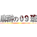 麻醉の０９ 班 ()