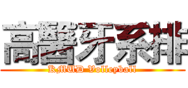 高醫牙系排 (KMUD Volleyball)
