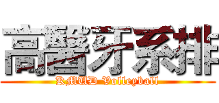 高醫牙系排 (KMUD Volleyball)