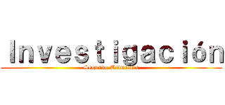 Ｉｎｖｅｓｔｉｇａｃｉóｎ (Segundo Trimestre)