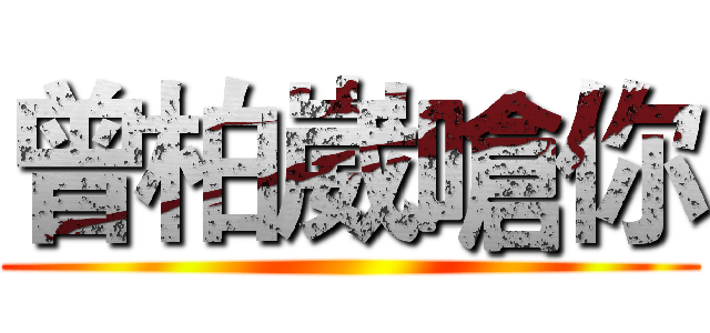 曾柏崴嗆你 ()