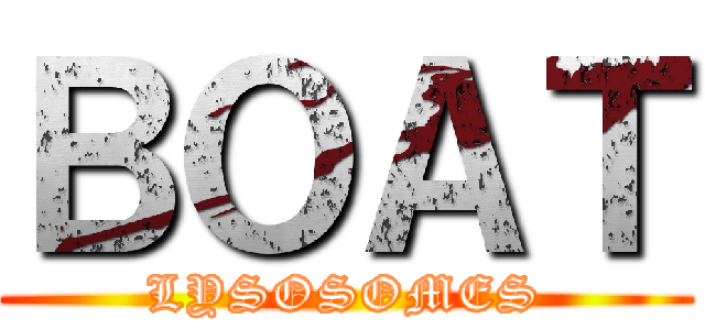 ＢＯＡＴ (LYSOSOMES)