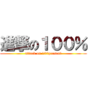 進撃の１００％ (attack on 100persent)