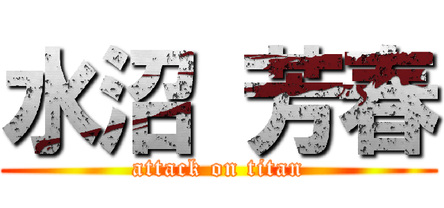 水沼 芳春 (attack on titan)