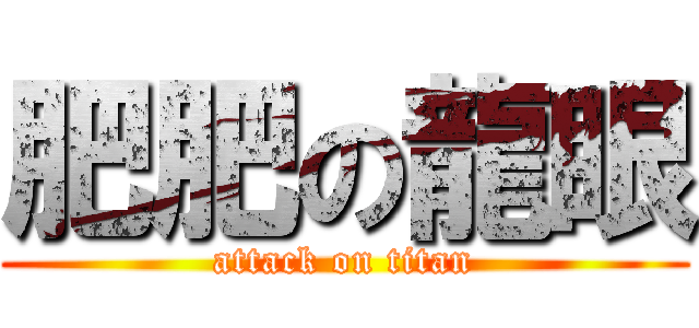 肥肥の龍眼 (attack on titan)
