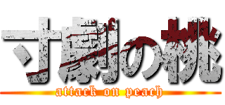 寸劇の桃 (attack on peach)