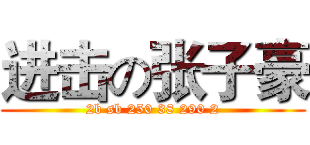 进击の张子豪 (2b sb 250 38 290 2)