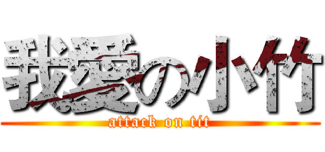 我愛の小竹 (attack on tit)
