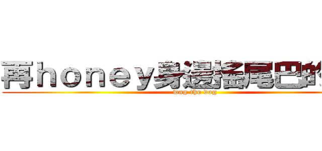 再ｈｏｎｅｙ身邊搖尾巴的小狗 (wag the dog)