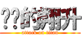 进击的翔升 (attack on titan)