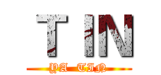 ＴＩＮ (YA  TIN)