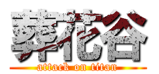 葬花谷 (attack on titan)