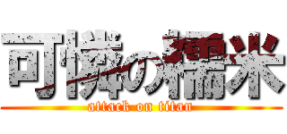 可憐の糯米 (attack on titan)