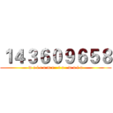 １４３６０９６５８ (w e l c o m e   t o   w u f u)