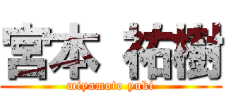 宮本 祐樹 (miyamoto yuki)