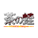 茶の蛙 (brown frog)