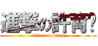 進撃の許育瑄 (attack on titan)