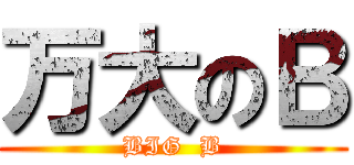万大のＢ (BIG  B)