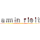 ａｒｍｉｎ ｒｌｅｌｔ (attack on titan)