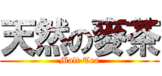 天然の麥茶 (Malt Tea)