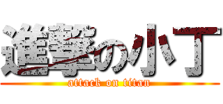 進撃の小丁 (attack on titan)