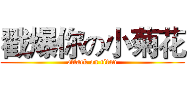 戳爆你の小菊花 (attack on titan)