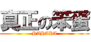 真正の笨蛋 (HAHAHA)