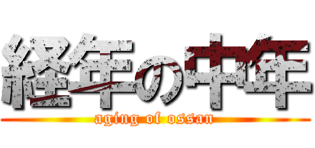 経年の中年 (aging of ossan)